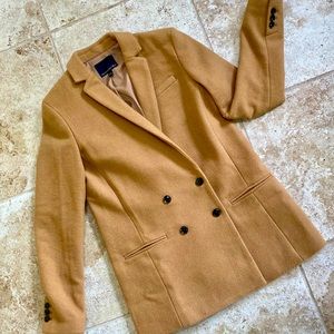 Banana Republic Camel Double Breasted Blazer